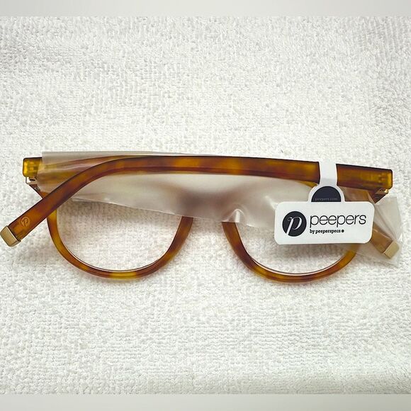 Anthropologie Peepers Reading Glasses  Canyon Blue Light Blocking 2.50 • NEW • - Picture 10 of 14